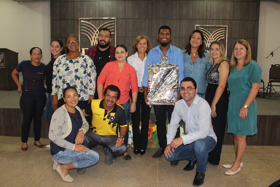 Premiação do projeto Parque Reciclável, ação realizada na Escola São Francisco, em Luís Eduardo Magalhães e que teve o apoio da CCL de Barreiras 