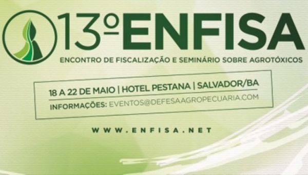 ENFISA 2015 terá extensa programação para discutir a fiscalização de agrotóxicos