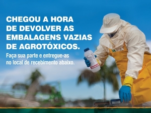 Aciagri divulga calendário de recebimento itinerante de embalagens vazias de julho