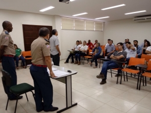 Encontro com Comando do Corpo de Bombeiros discute condicionantes para obtenção do AVCB